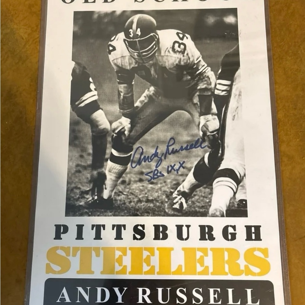 Pittsburgh Steelers Andy Russell Poster